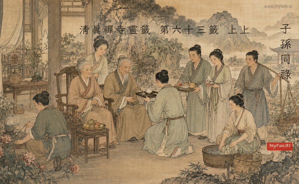 子孫同祿 典故插圖
