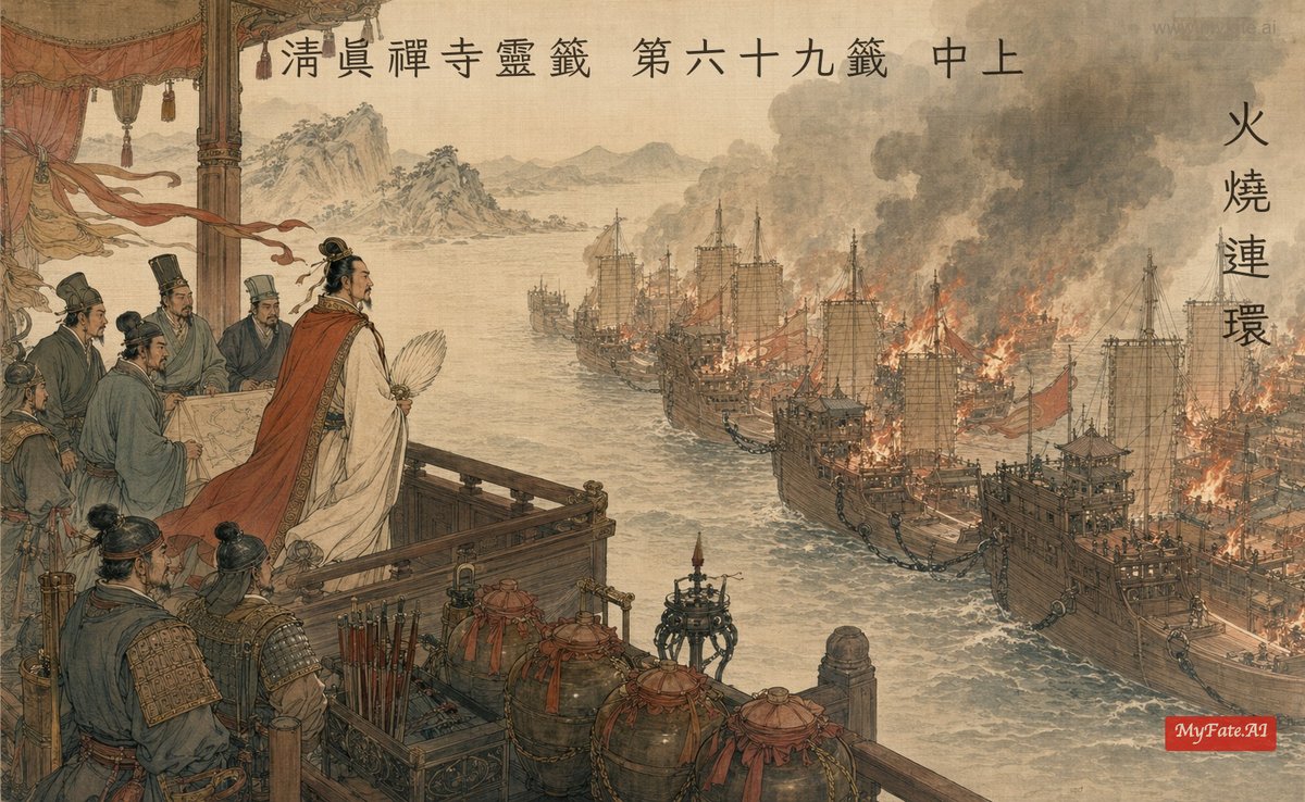 火燒連環 典故插圖