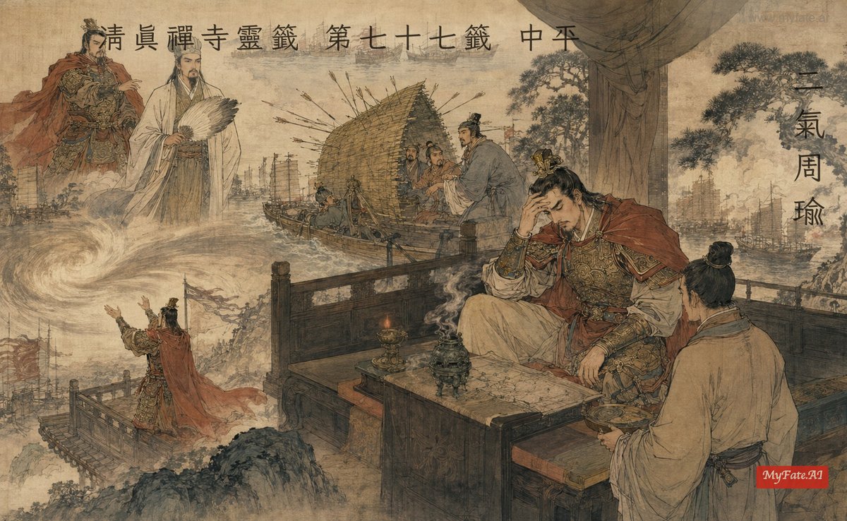 二氣周瑜 典故插圖