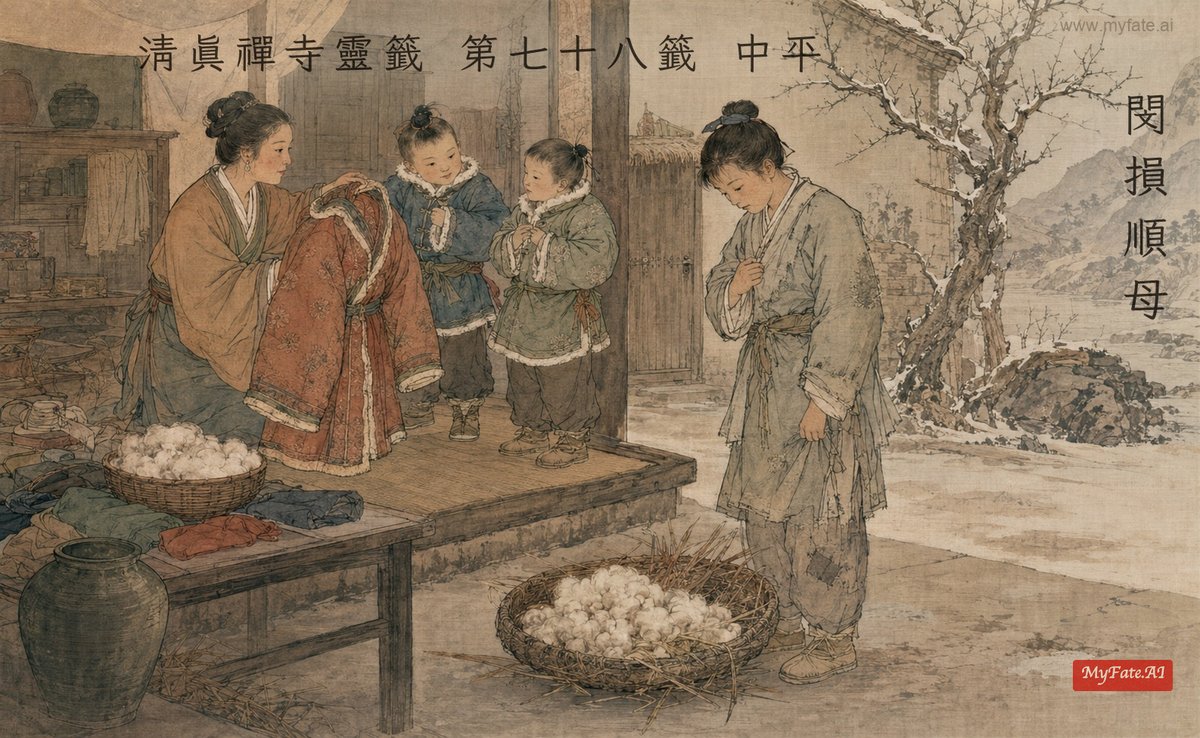 閔損順母 典故插圖