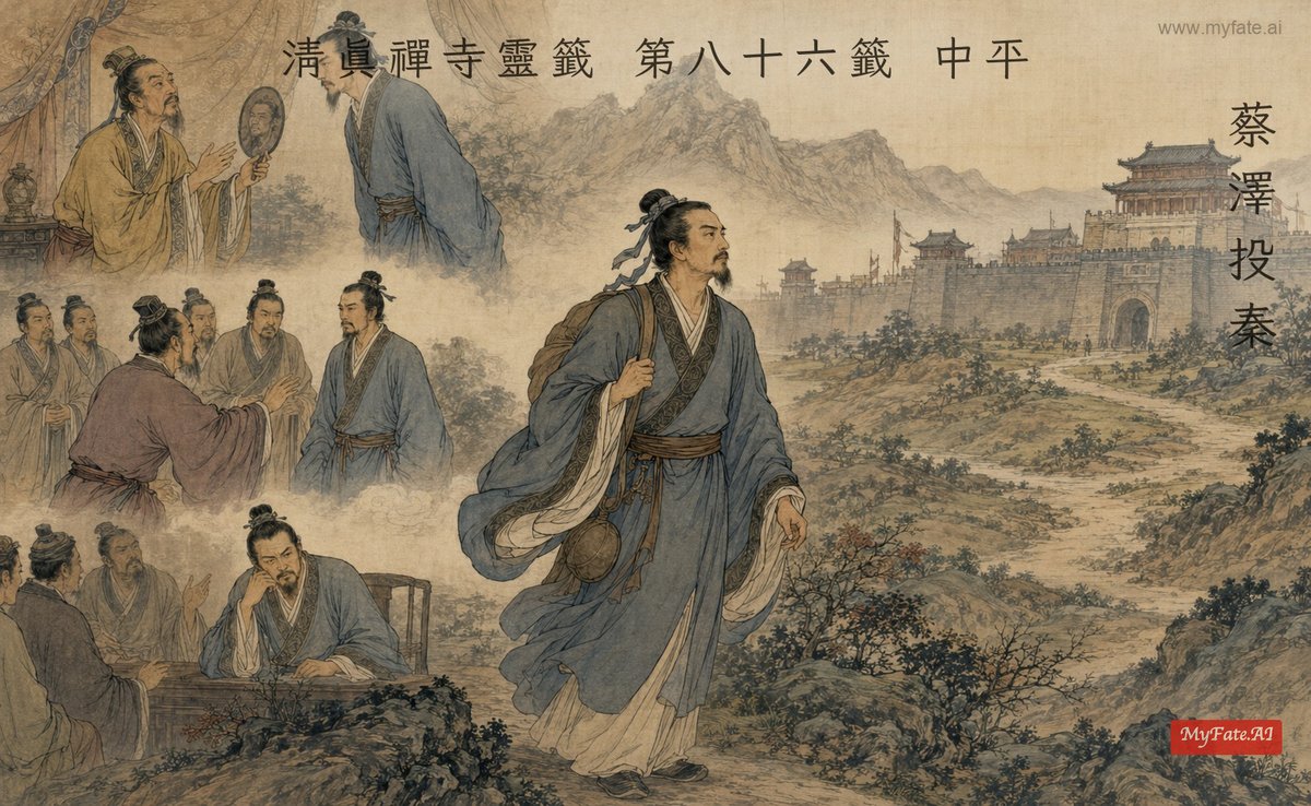 蔡澤投秦 典故插圖