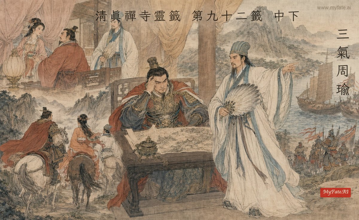 三氣周瑜 典故插圖