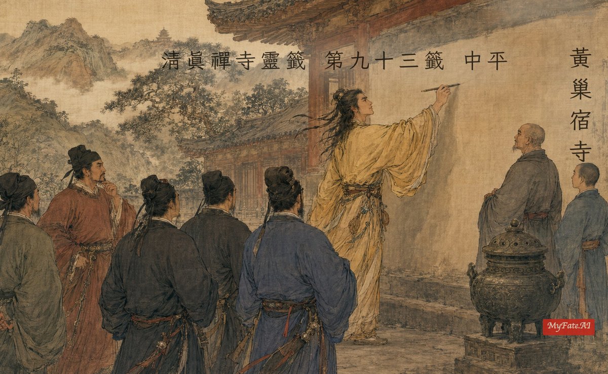 黃巢宿寺 典故插圖