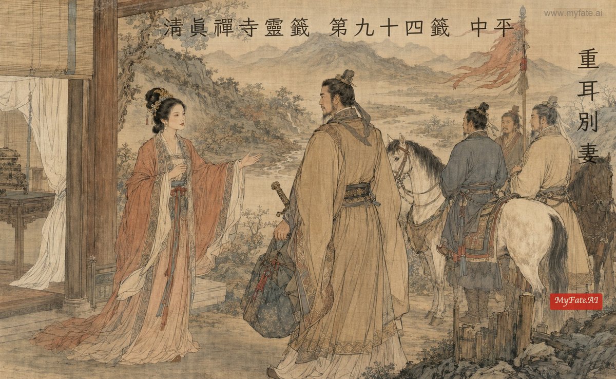 重耳別妻 典故插圖