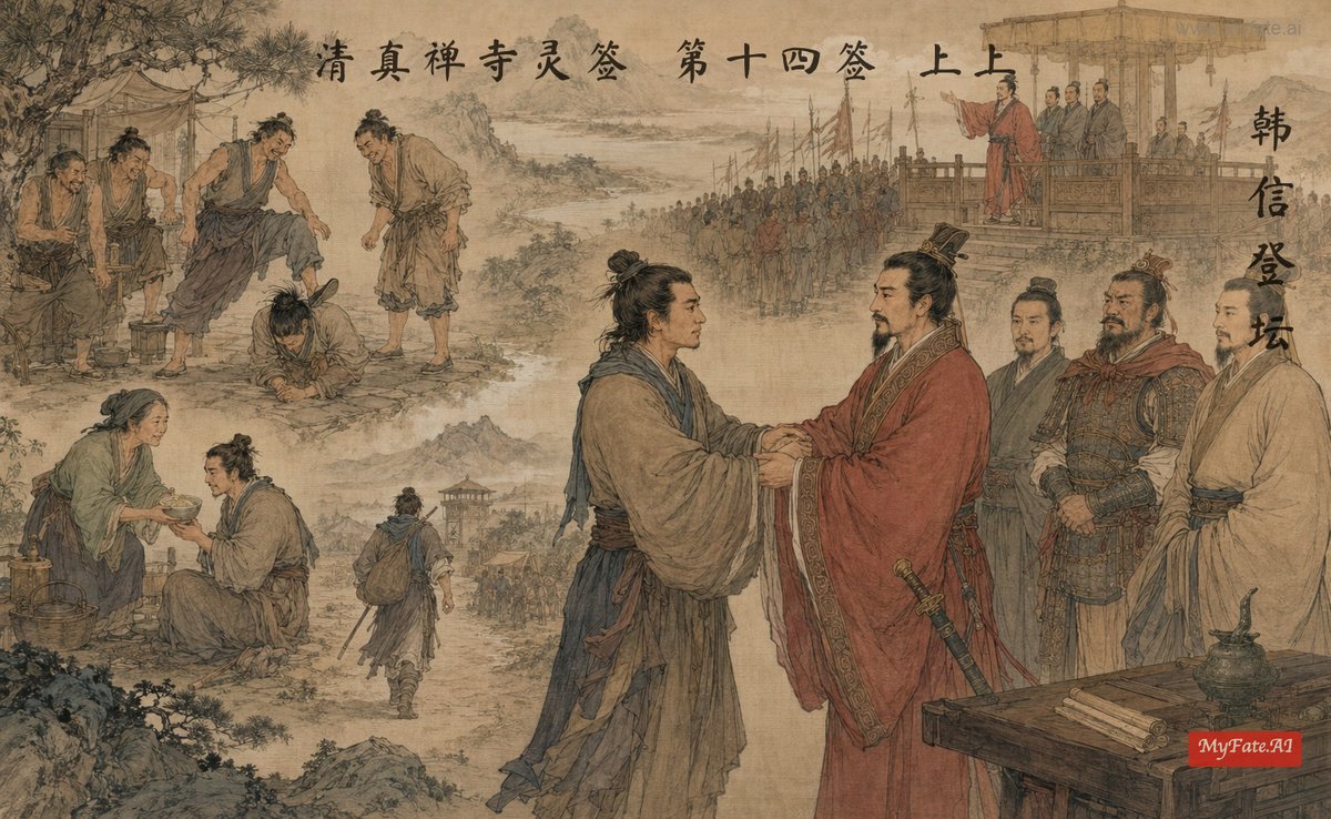 韩信登坛 典故插图