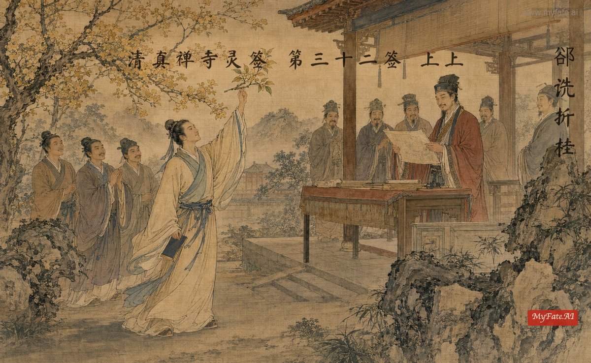 郤诜折桂 典故插图
