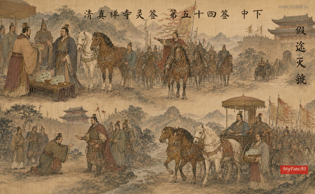 假途灭虢 典故插图