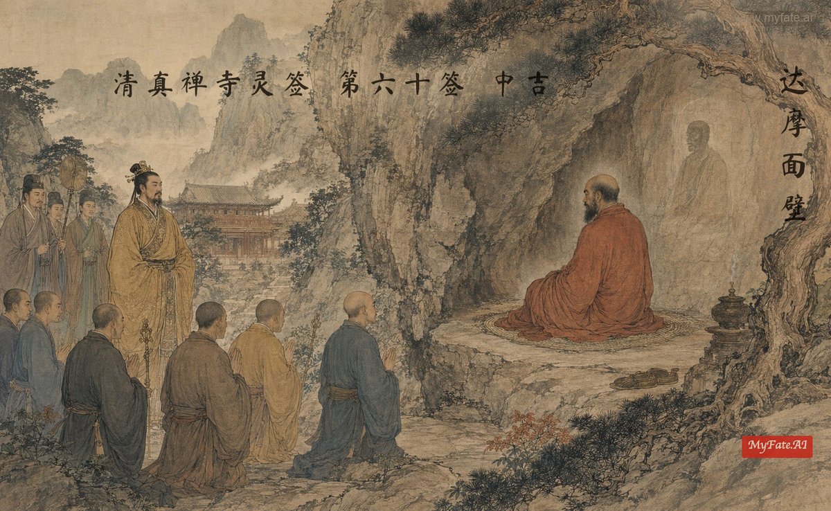达摩面壁 典故插图