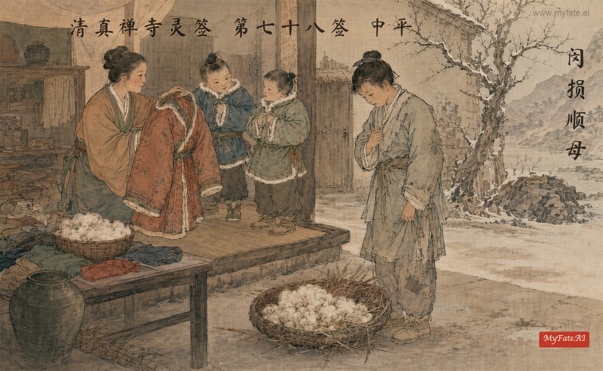闵损顺母 典故插图