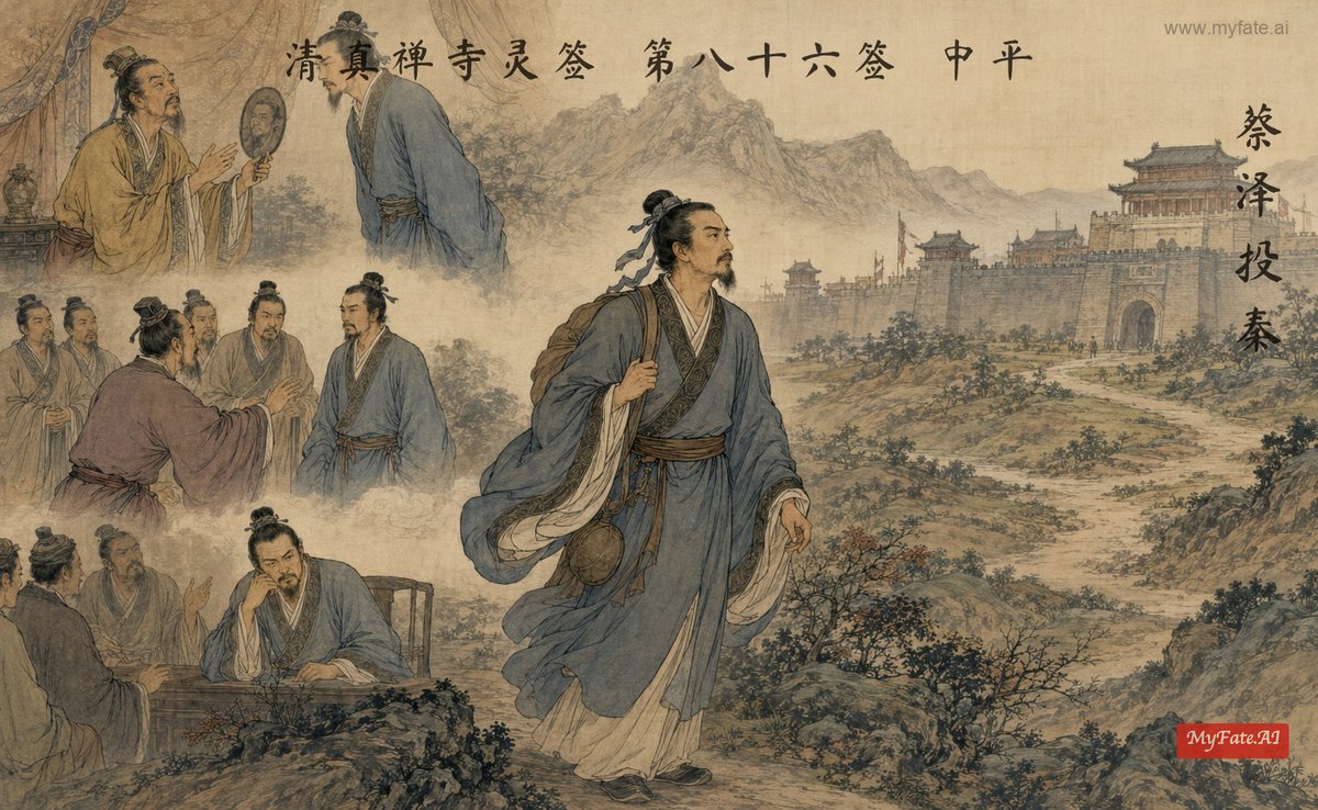 蔡泽投秦 典故插图